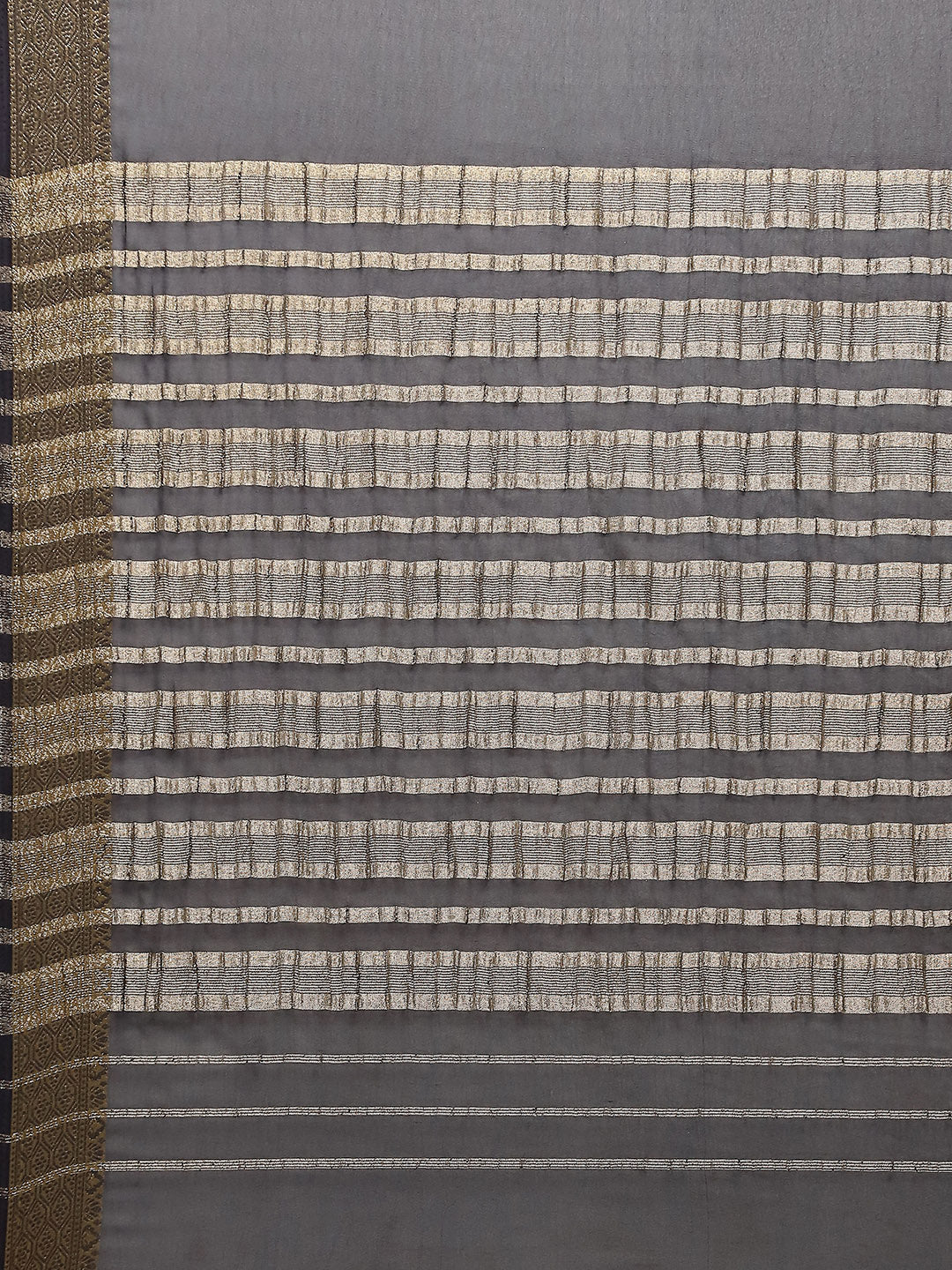 Zari Border Chiffon Woven Saree