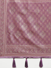 Stone Work Satin Woven Saree