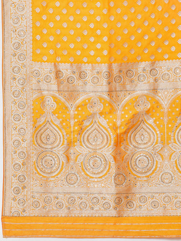 Zari Border Banarasi Woven Saree