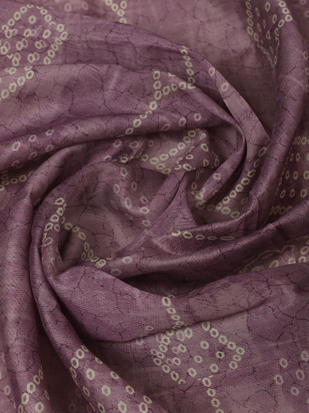 Printed Chanderi Unstitched Suit With Pant &amp; Dupatta