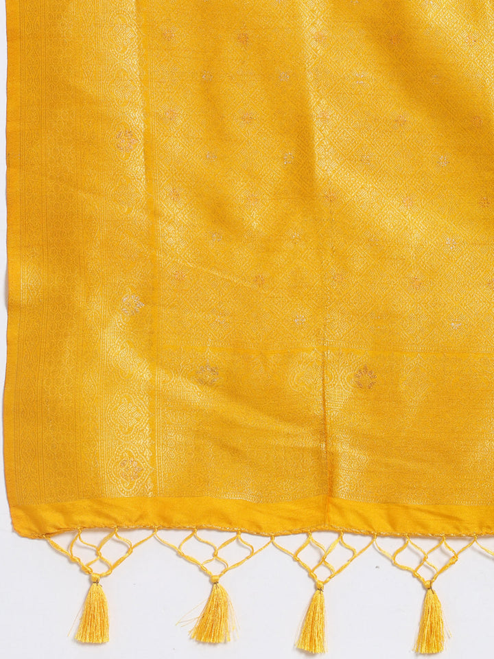 Zari Jaal Art Silk Woven Saree