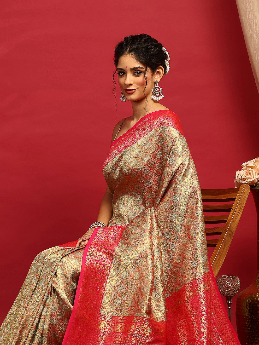 Woven Design Banarasi Saree