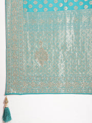 Stone Booti Banarasi Woven Saree