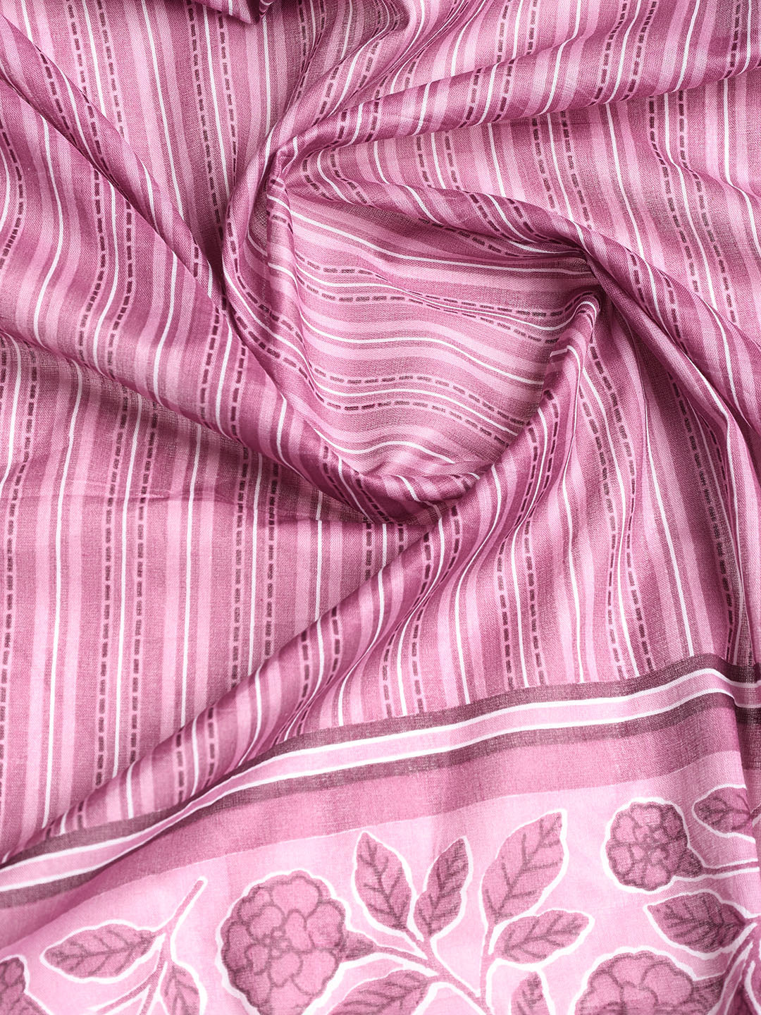 Printed Cotton Printed Unstitched Suit With Dupatta