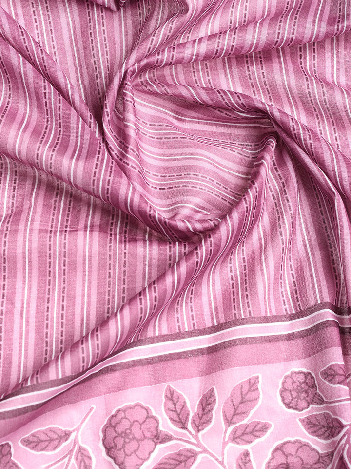 Printed Cotton Printed Unstitched Suit With Dupatta