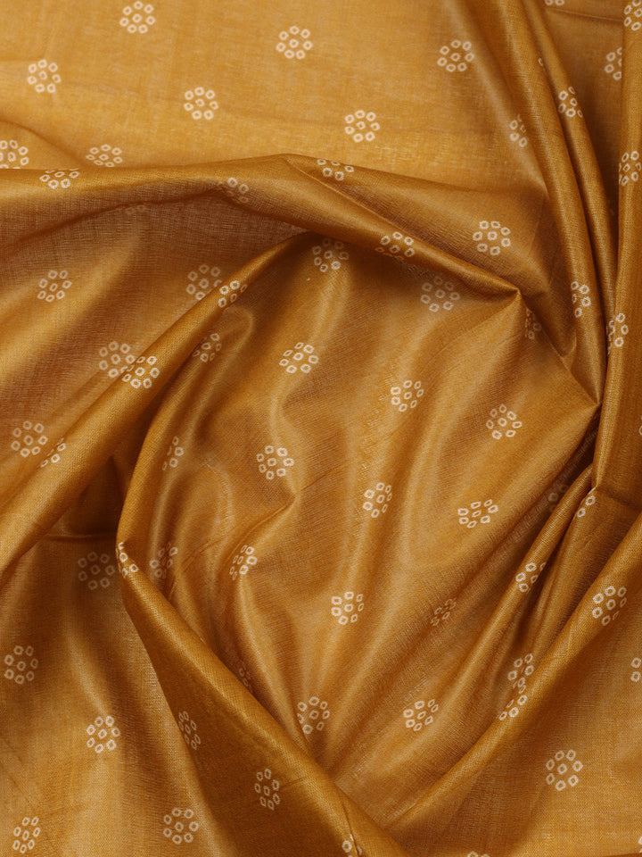 Printed Cotton Blend Unstitched Suit With Pant &amp; Dupatta