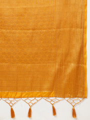 Zari Border Booti Woven Handloom Saree