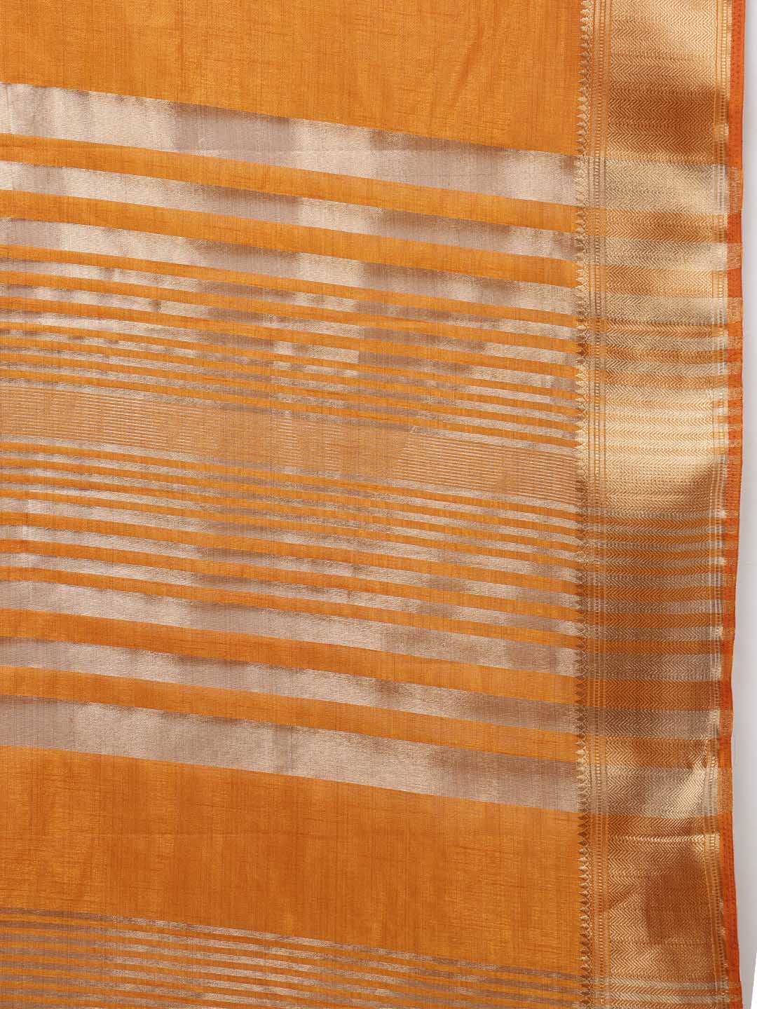 Brocade Zari Jaal Art Silk Woven Saree