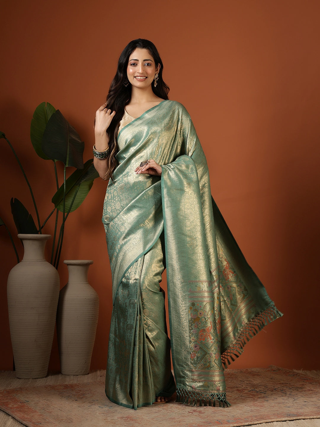 Woven Design Art Silk Saree