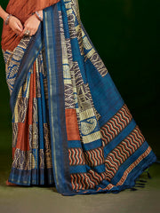 Printed Art Silk Saree