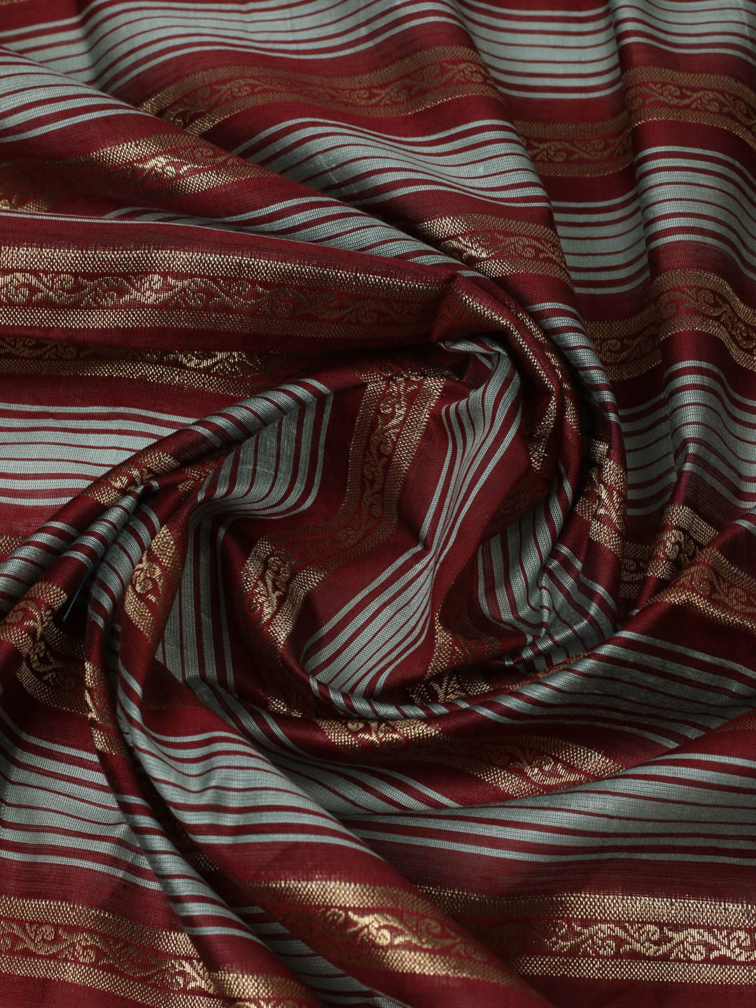 Woven Design Chanderi Unstitched Suit With Pant &amp; Dupatta