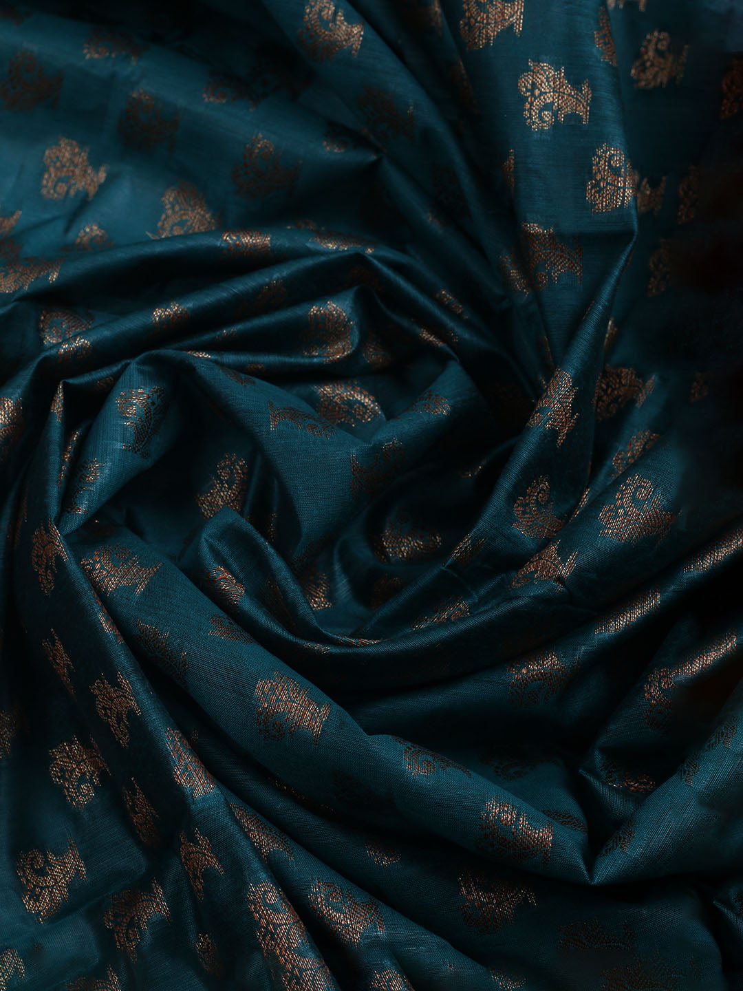 Woven Chanderi Unstitched Suit With Dupatta