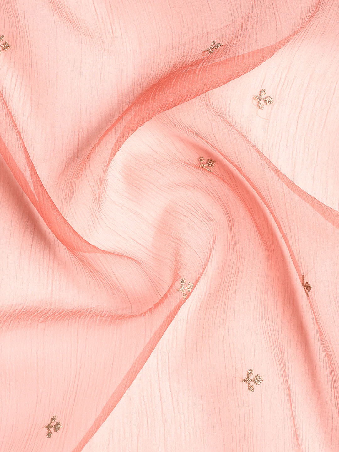 Embroidered Tissue Unstitched Suit With Dupatta