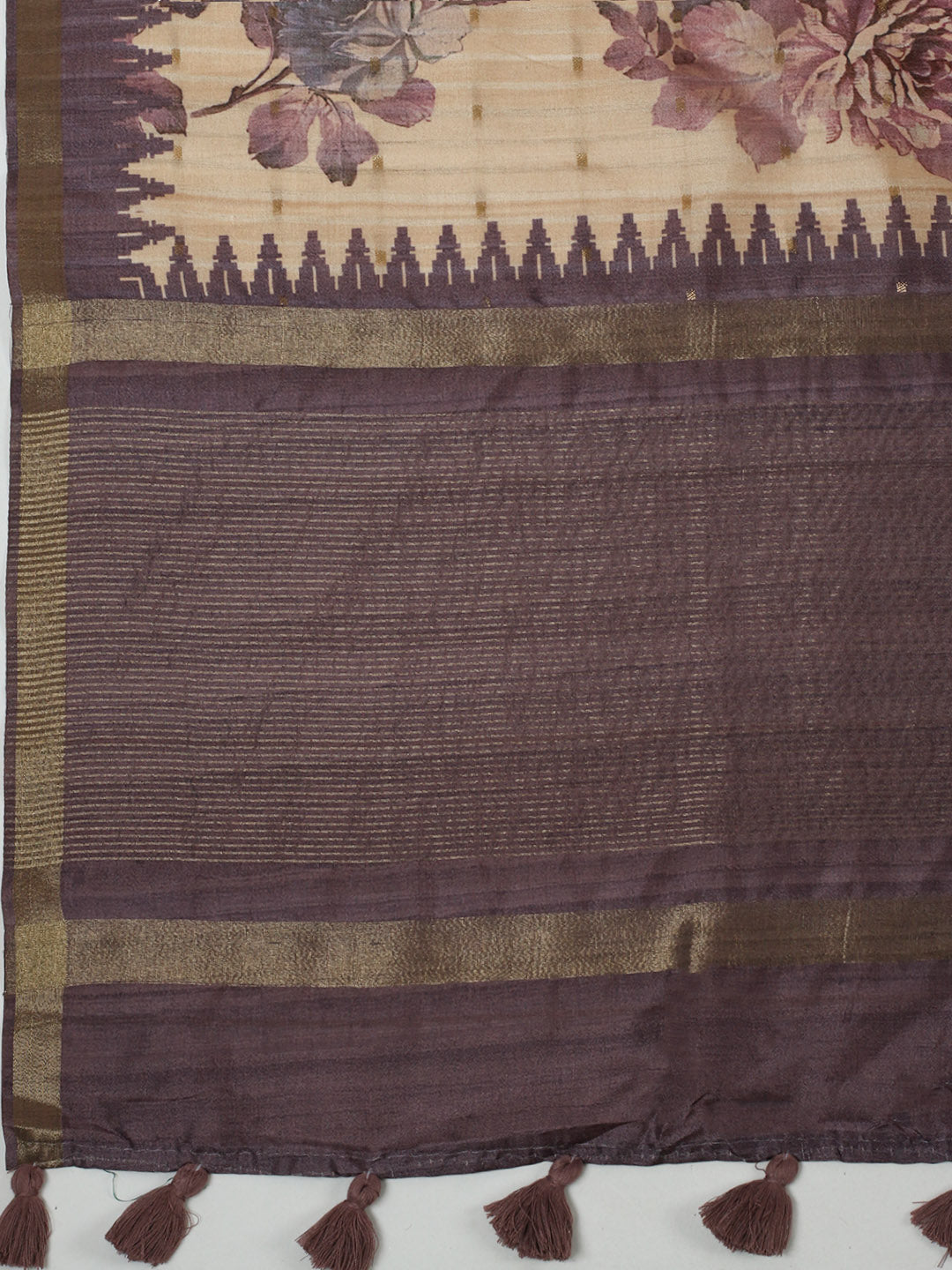 Digital Floral Printed Art Silk Saree