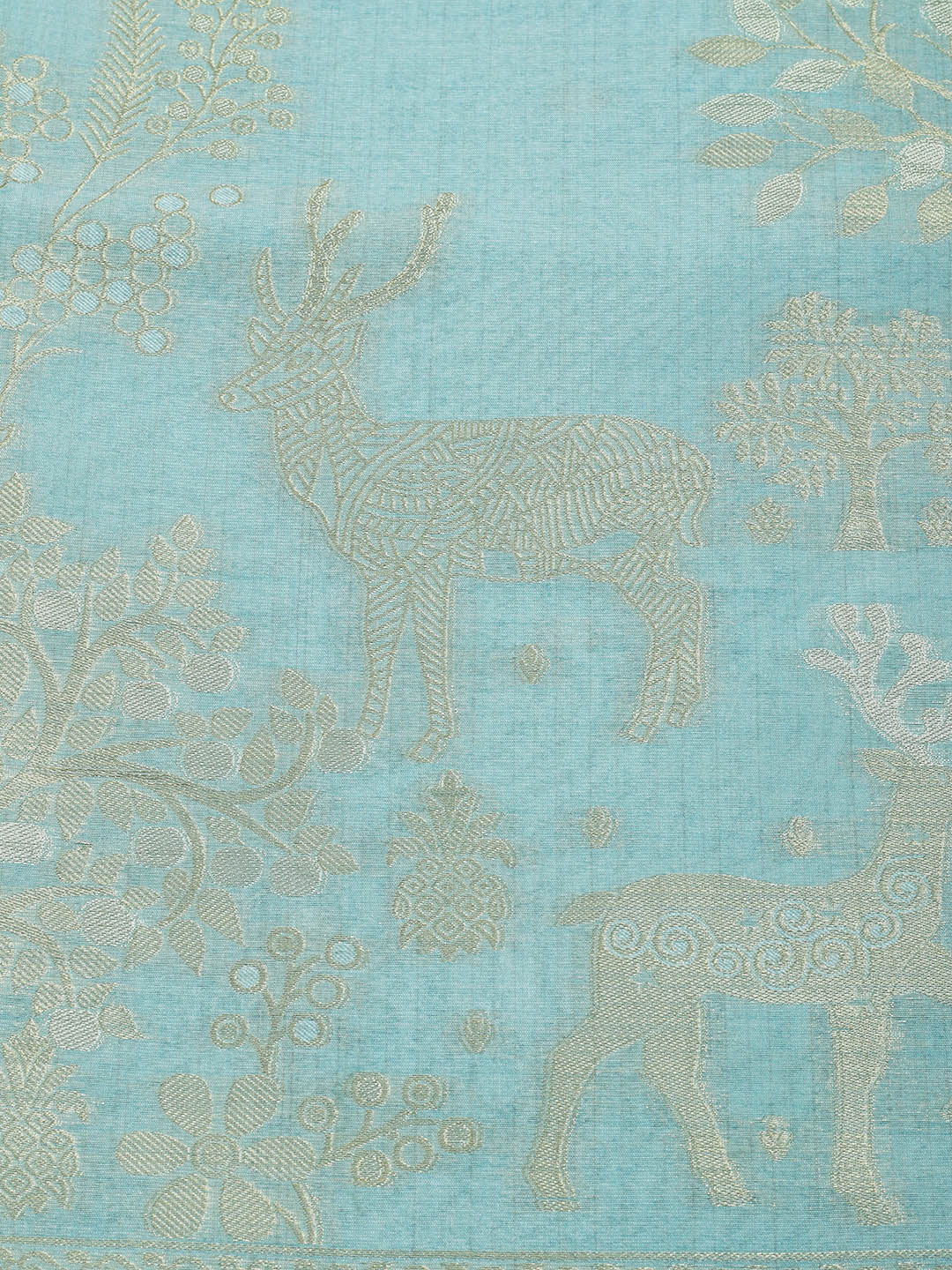 Printed Tussar Saree