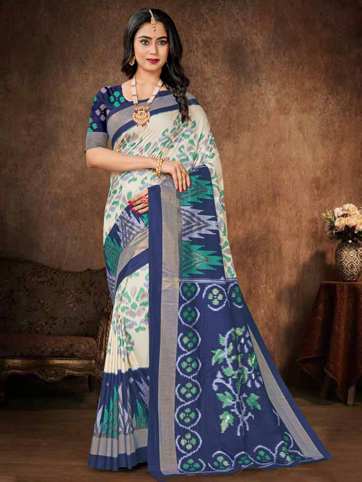 Printed Art Silk Saree