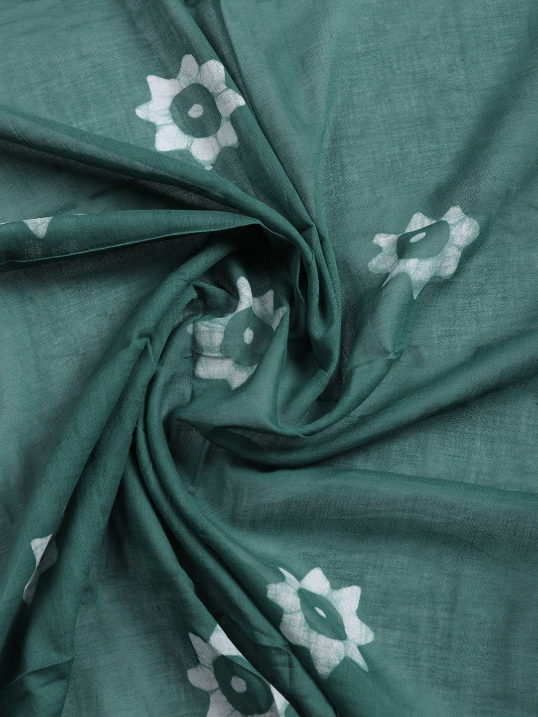 Printed Cotton Blend Unstitched Suit With Pant &amp; Dupatta