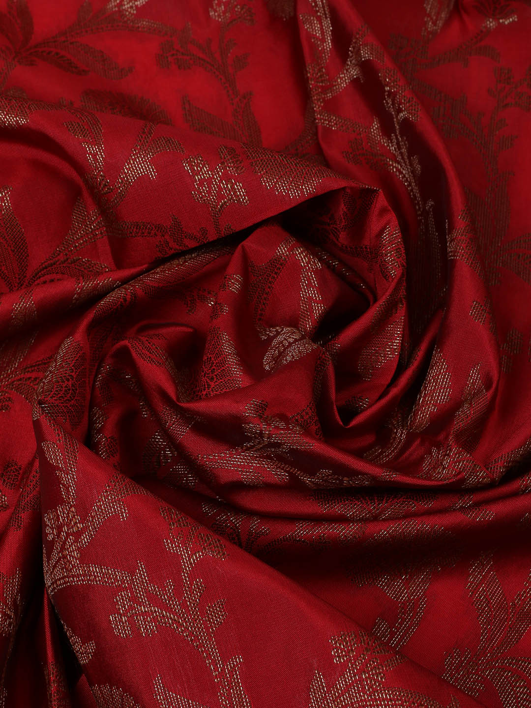 Woven Design Chanderi Unstitched Suit With Pant &amp; Dupatta