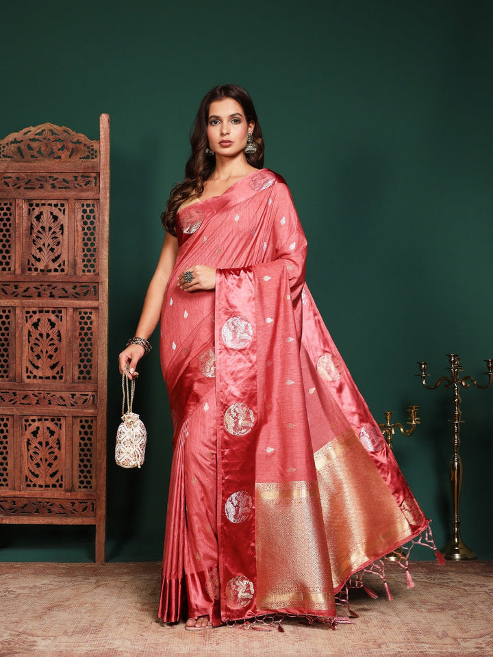 Woven Design Art Silk Saree