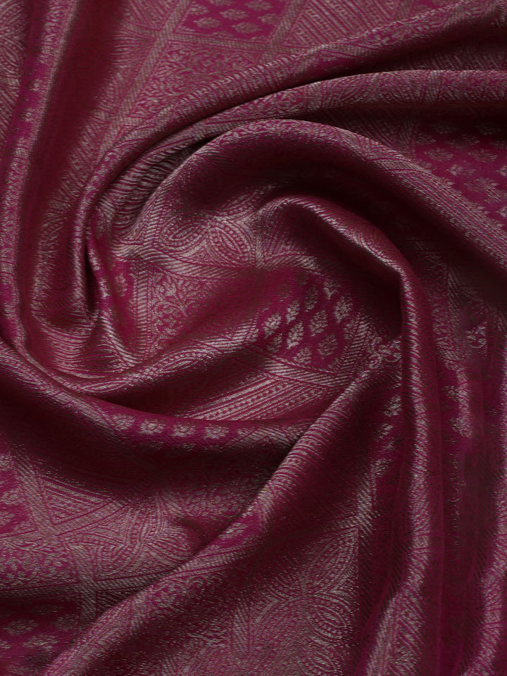 Kanjeevaram Chanderi Unstitched Suit With Dupatta