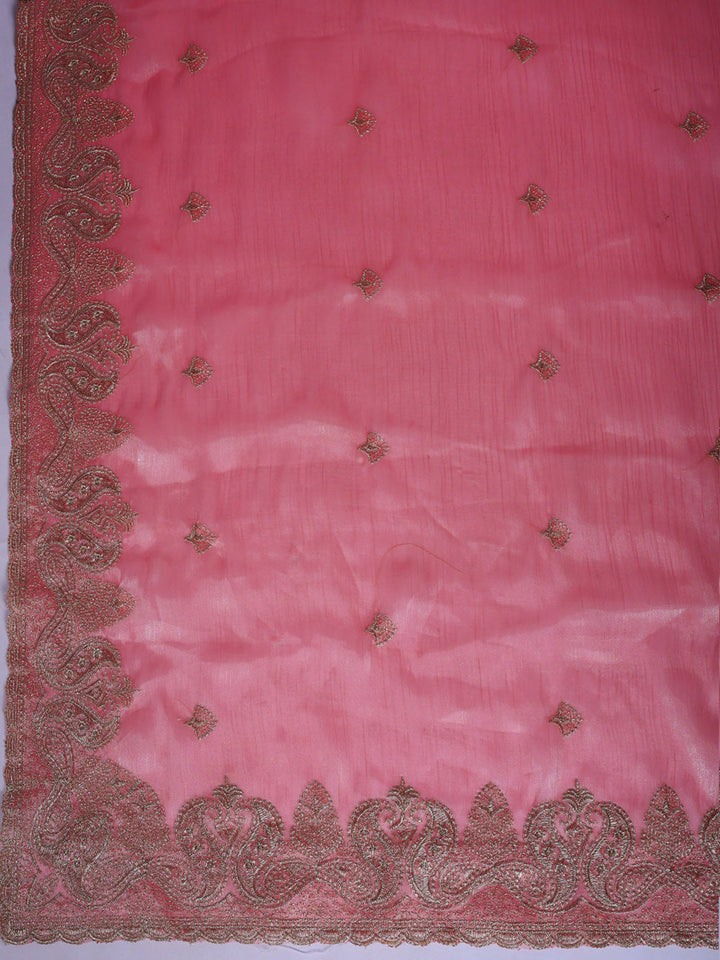 Embroidered Art Silk Saree