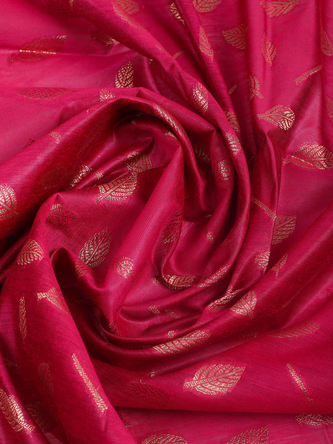 Woven Design Chanderi Unstitched Suit With Pant &amp; Dupatta