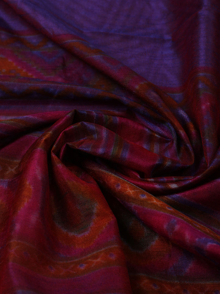 Woven Design Art Silk Unstitched Suit With Pant Dupatta