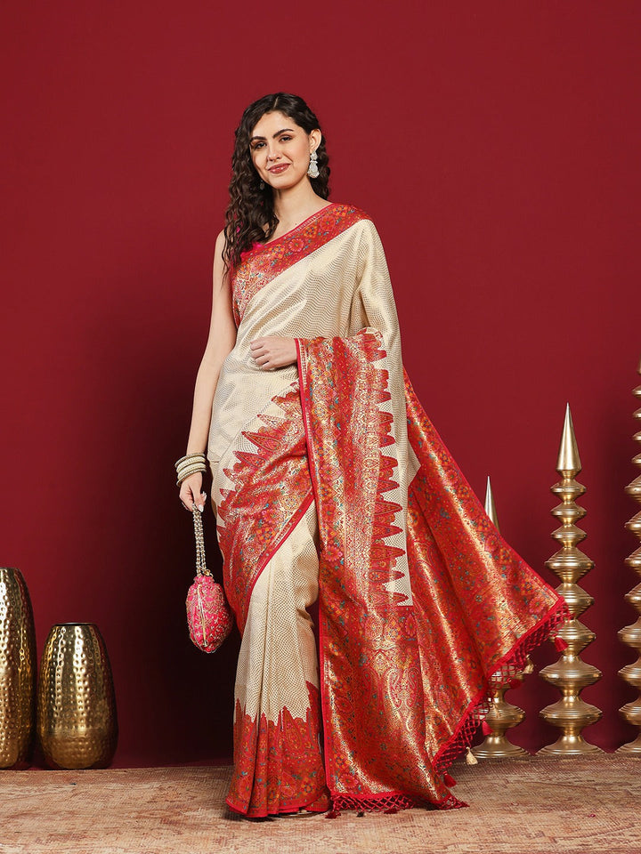Woven Design Dola Silk Saree