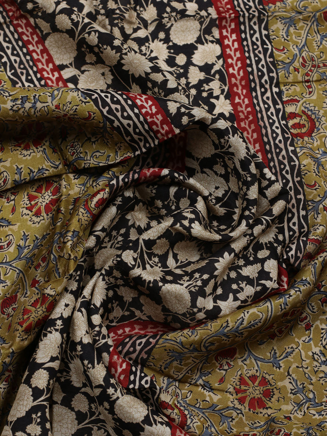 Printed Muslin Unstitched Suit With Pant &amp; Dupatta