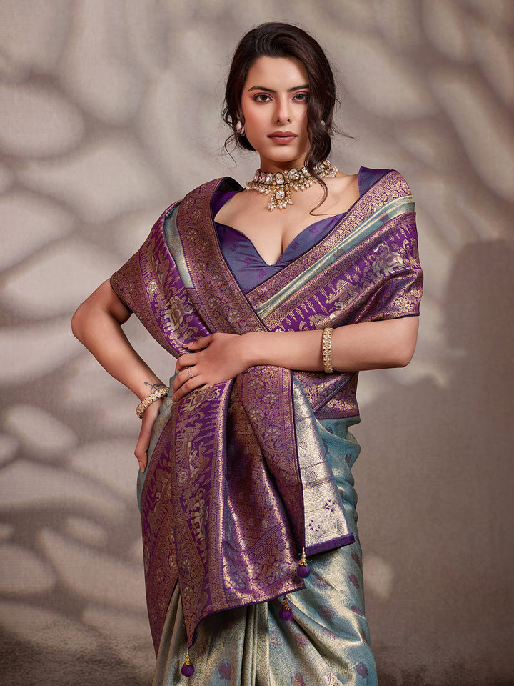 Woven Design Art Silk Saree