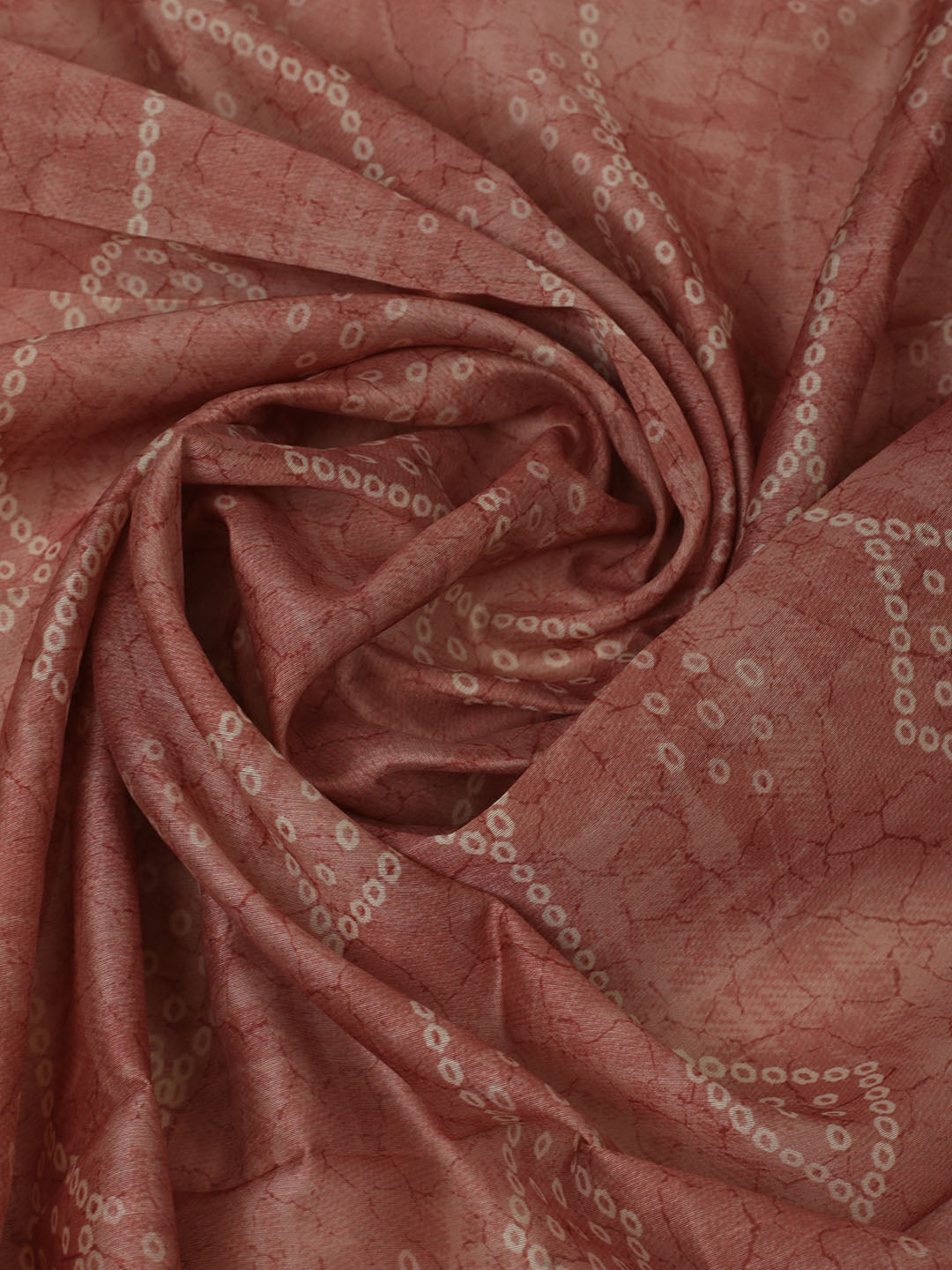 Printed Chanderi Unstitched Suit With Pant &amp; Dupatta