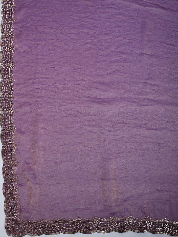 Embroidered Georgette Saree