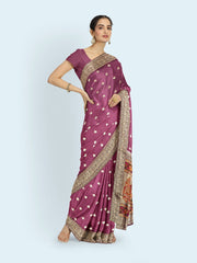 Zari Booti Art Silk Woven Saree