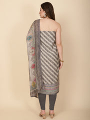 Printed Muslin Unstitched Suit Piece With Dupatta
