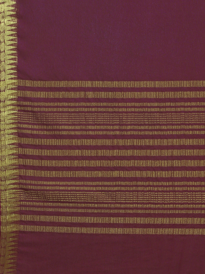 Zari Border Chiffon Woven Saree