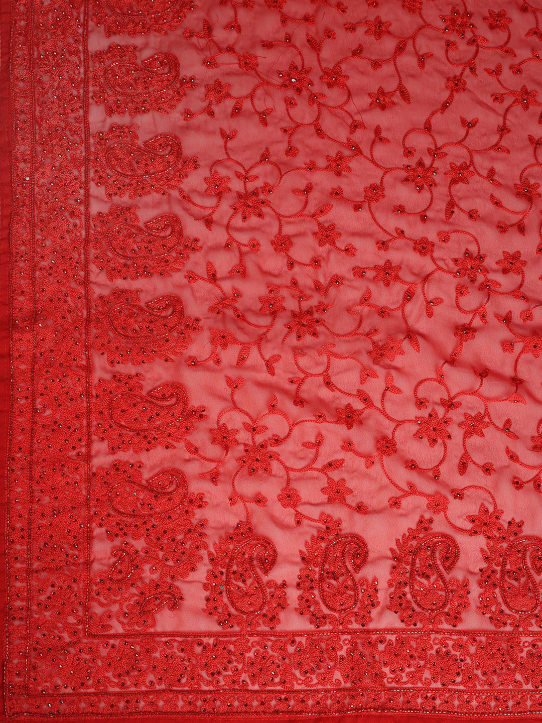 Embroidered Georgette Saree