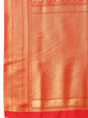 Zari Jaal Woven Handloom Saree