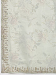 Cutdana Embroidered Chiffon Saree