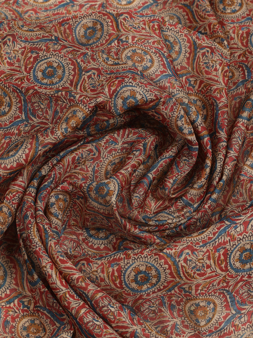 Embroidered Tussar Unstitched Suit With Dupatta