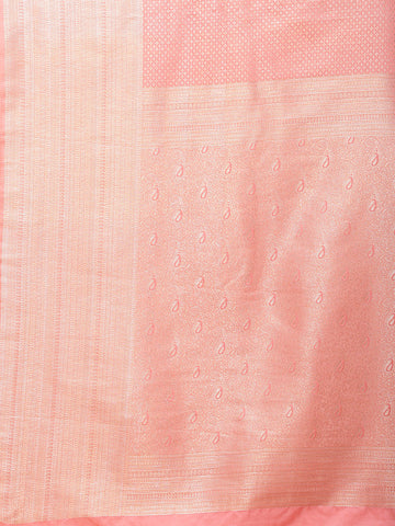 Zari Jaal Woven Handloom Saree