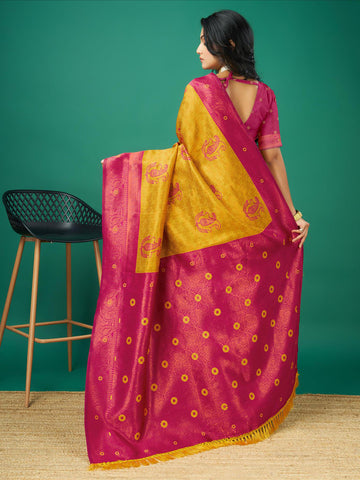 Zari Border Woven Handloom Saree