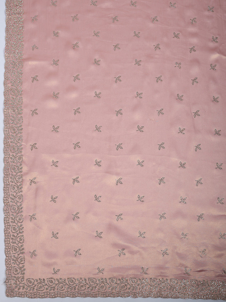Embroidered Georgette Saree