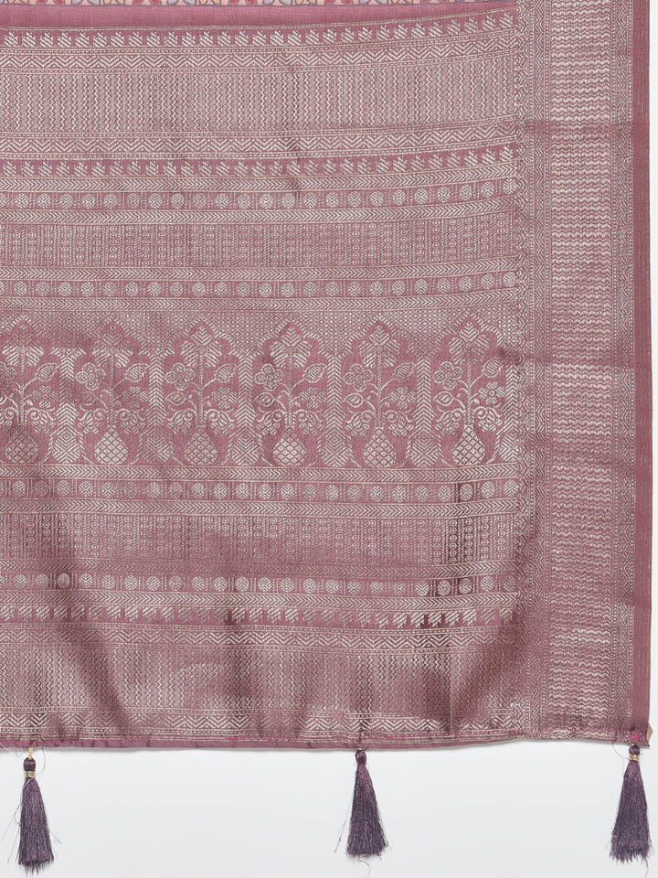 Digital Printed Satin Woven Saree