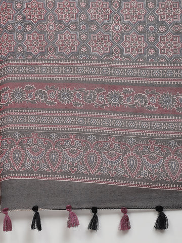 Bandhani Printed Cotton Saree