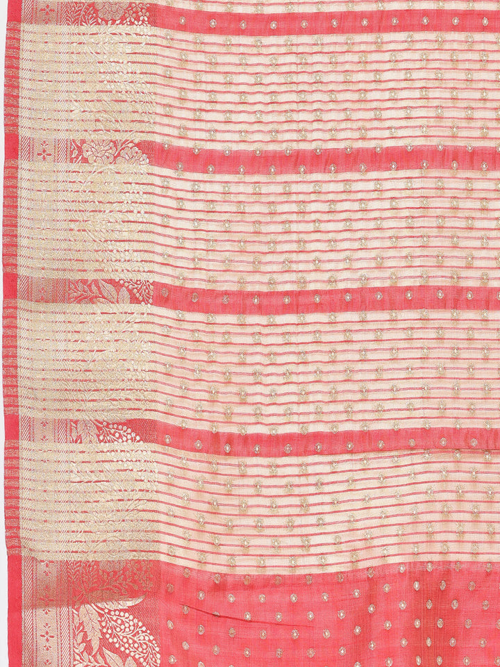 Zari Border Art Silk Woven Saree