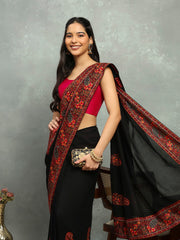 Embroidered Art Silk Saree