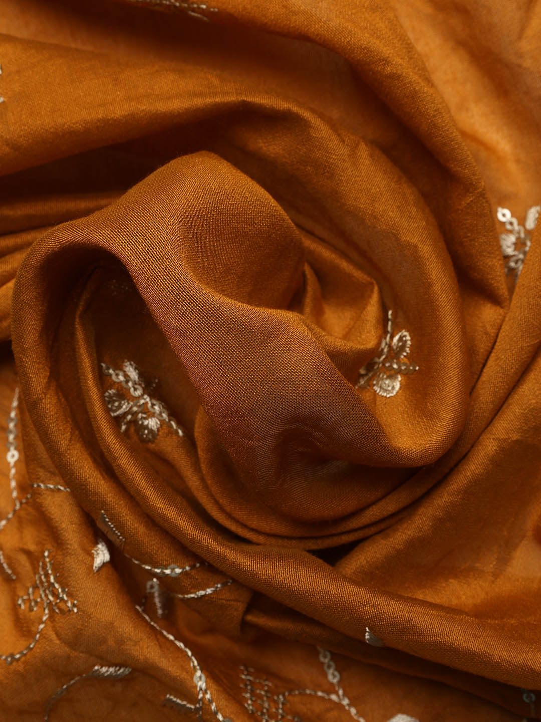 Neck Embroidered Cotton Blend Unstitched Suit With Dupatta