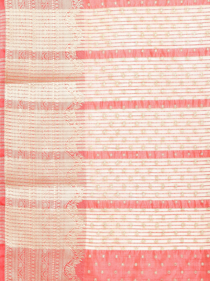 Zari Border Woven Art Silk Saree