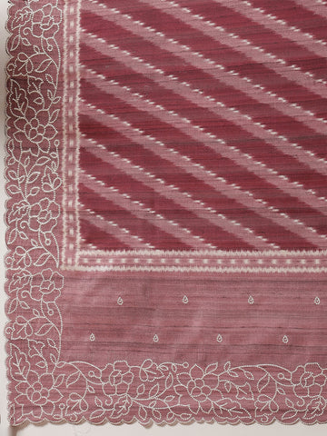 Printed Tussar Saree