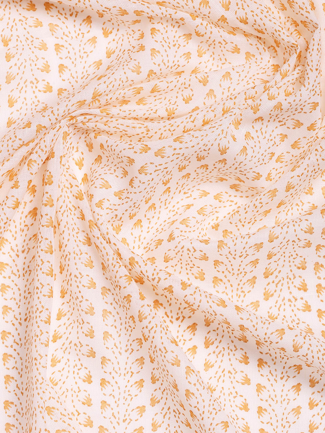 Printed Cotton Blend Unstitched Suit With Dupatta